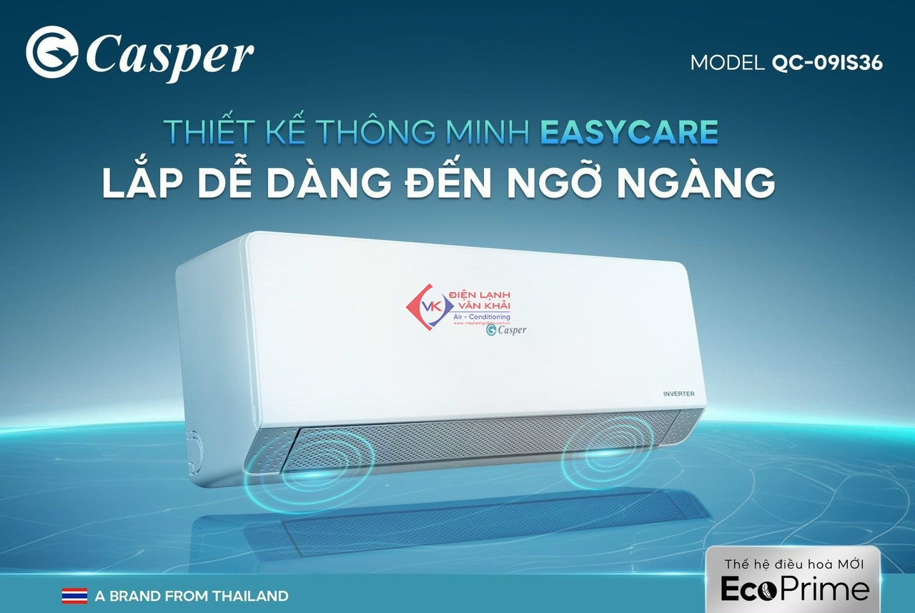 Máy lạnh treo tường Casper QC-09IS36 (1.0 HP - 1.0 Ngựa) Inverter
